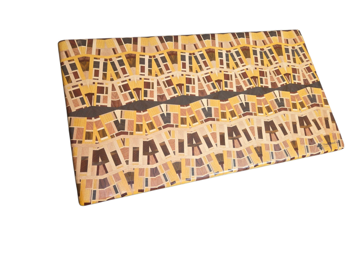 Kaleidoscope Endgrain Cutting Board #3001