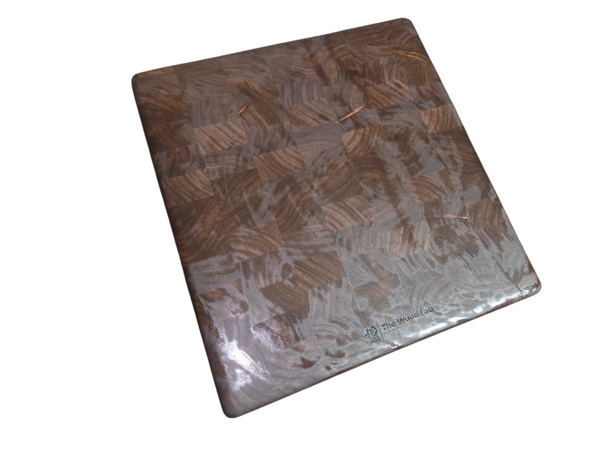 Square Walnut Endgrain Cutting Board #3002