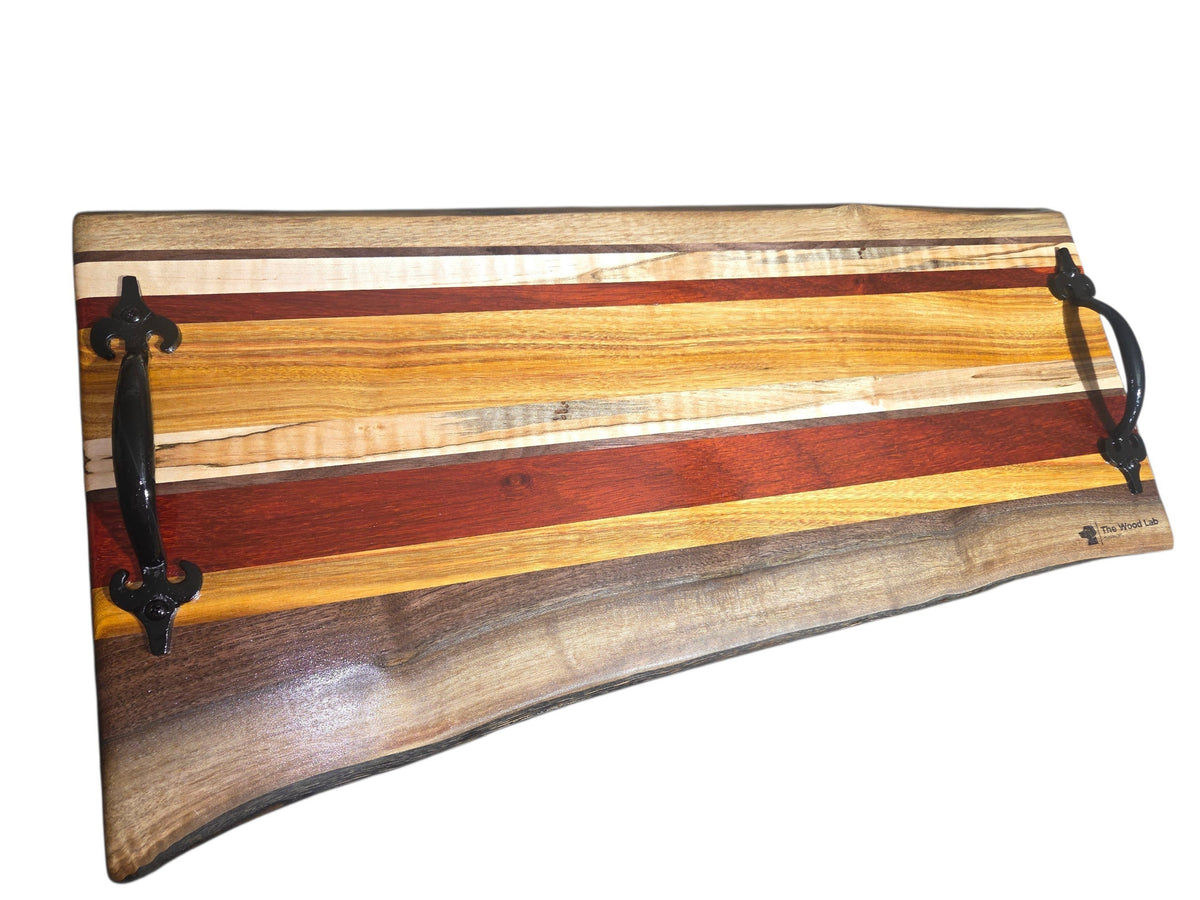 Live Edge Handled Charcuterie Board #3015