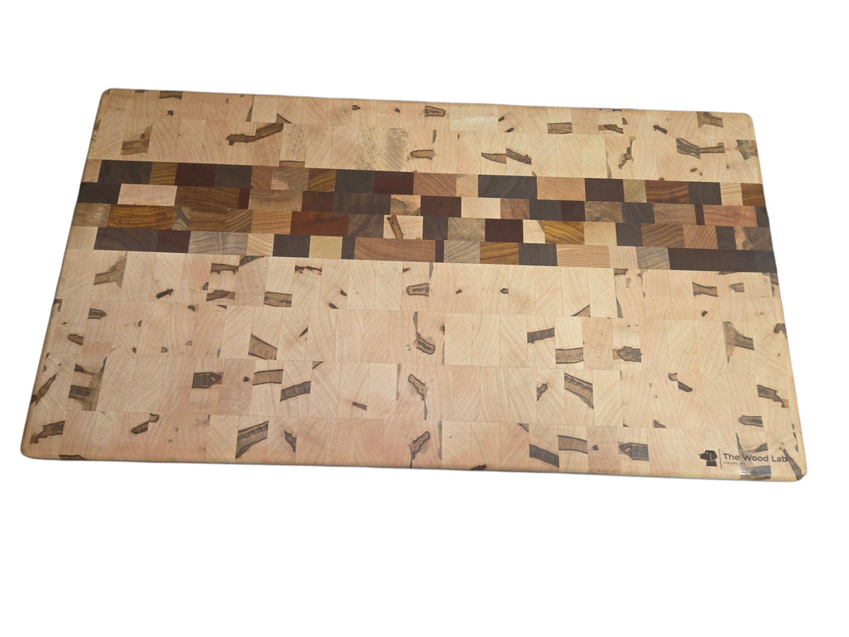 Mosaic Endgrain Cutting Board #2671