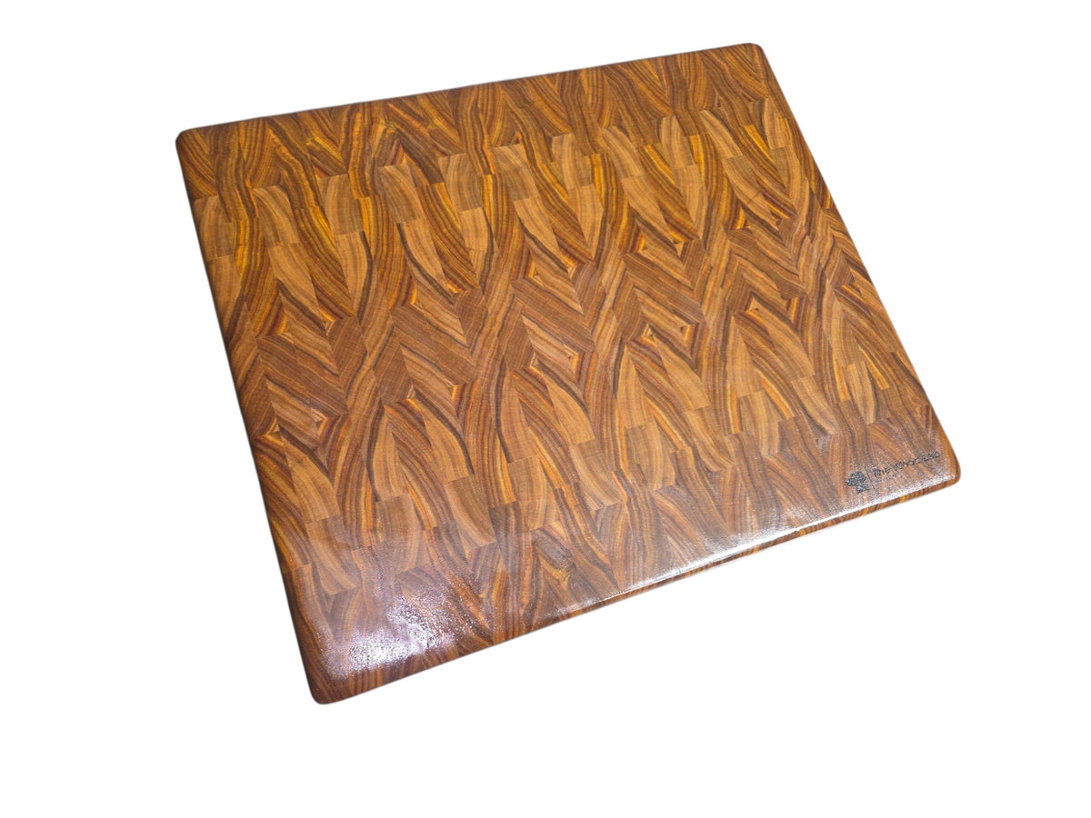 Medium Canarywood Endgrain Cutting Board #2999