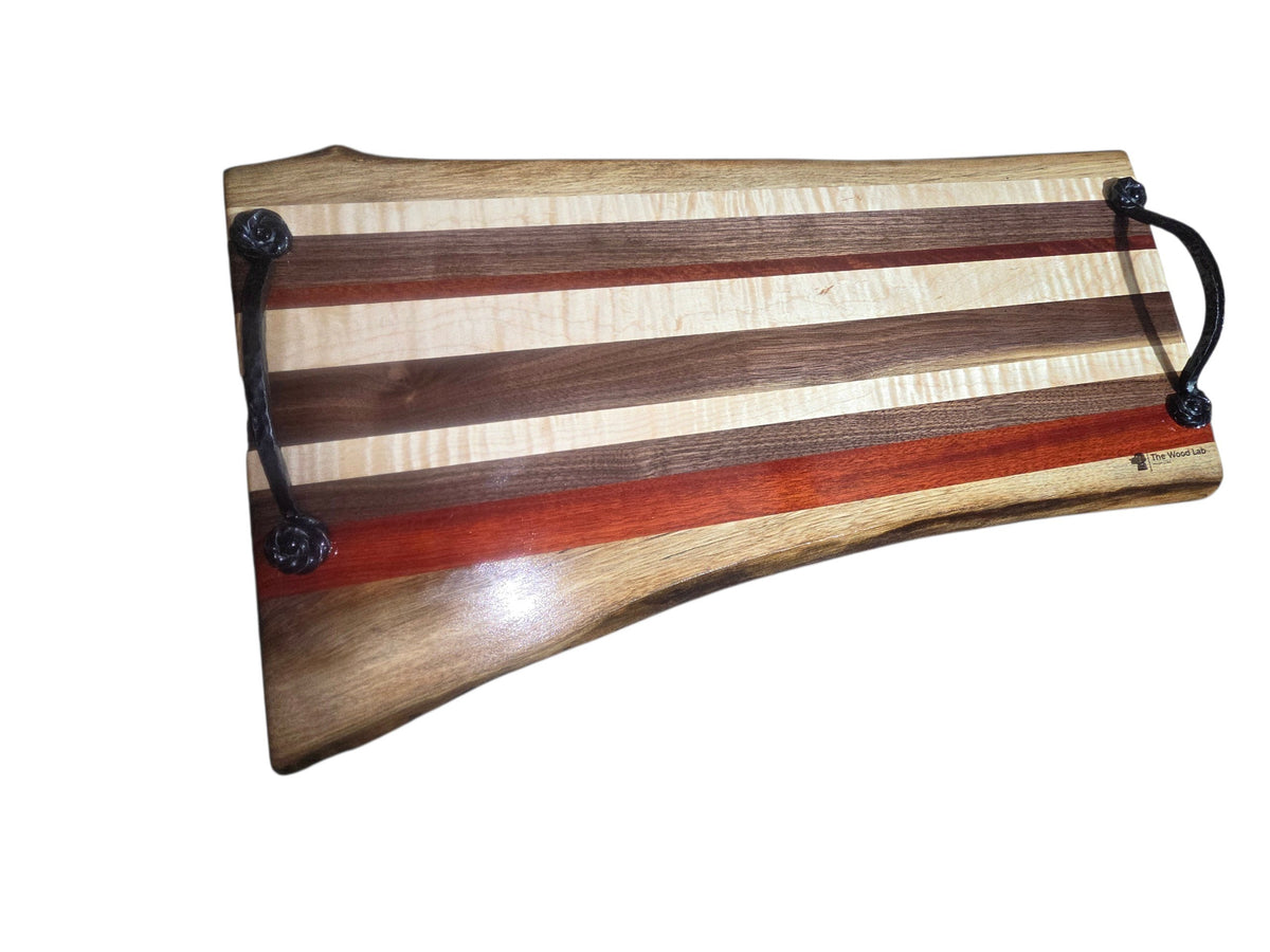 Live Edge Handled Charcuterie Board #3013
