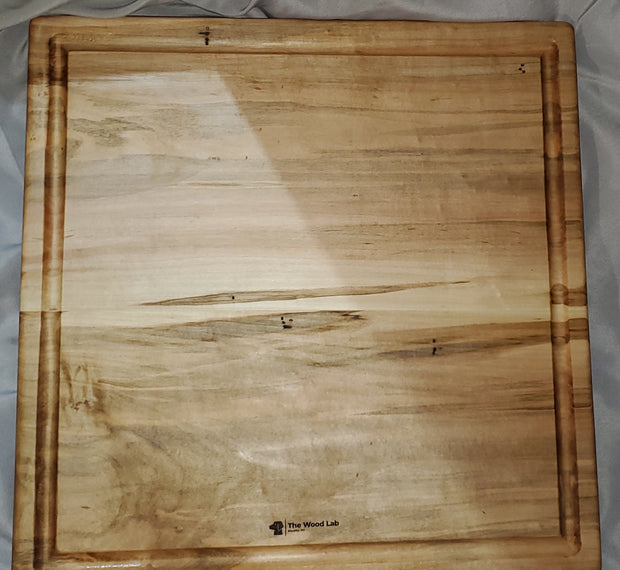 20 x 20 Ambrosia Maple Juice Groove Cutting Board 0565