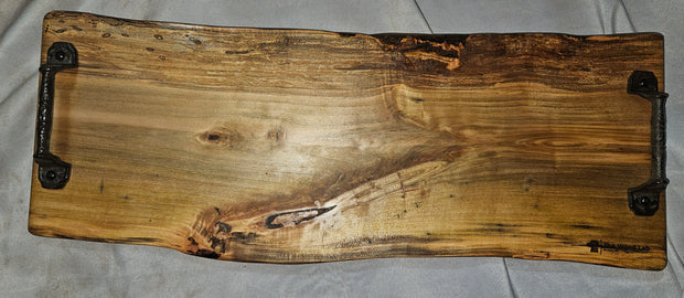 Live Edge Handled Tray 0700