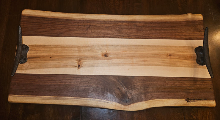 Live Edge Handled Tray 0815