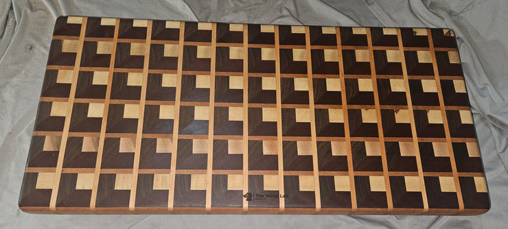 3D Endgrain Chopping Block 0838