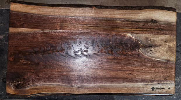 Live Edge Walnut Chopping Block 0860