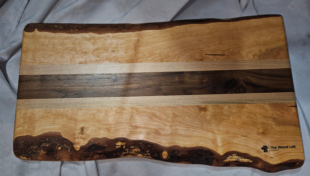 Medium Live Edge Cutting Board 0877