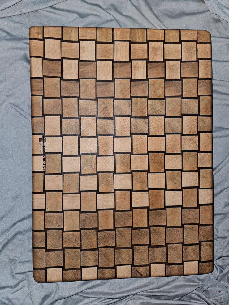 Basket Weave End Grain Block 0893