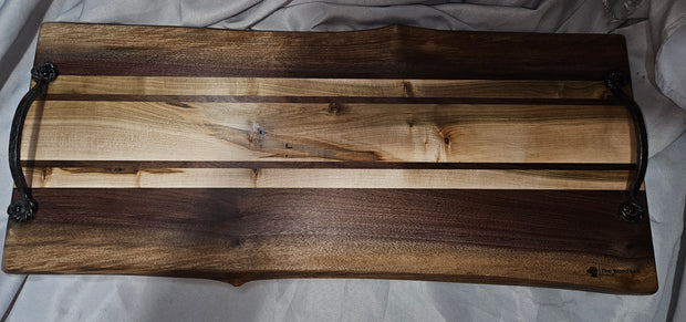 Live Edge Handled Tray 0911