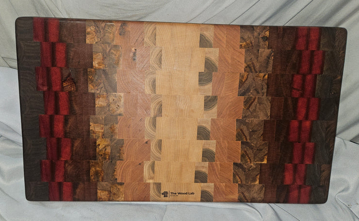 Gradient Style Endgrain Cutting Board 0959