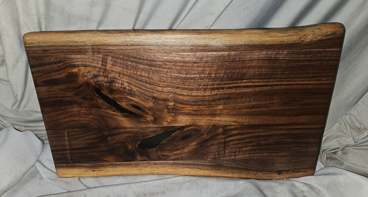 Walnut Live Edge Chopping Block 0973