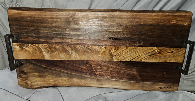 Handled Live Edge Tray 0980