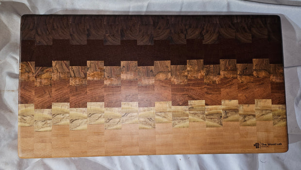 Gradient Style Endgrain Cutting Board 0996