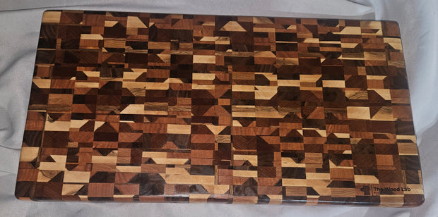 Mosaic Chaotic Endgrain Cutting Board 1000