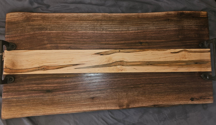 Live Edge Handled Tray 1074