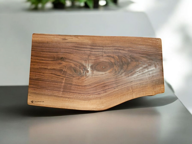 XL Walnut Live Edge Chopping Block 1086