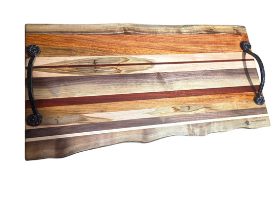 Live Edge Handled Charcuterie Board #2941