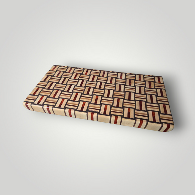 Basket Weave Endgrain Cutting Board 1786