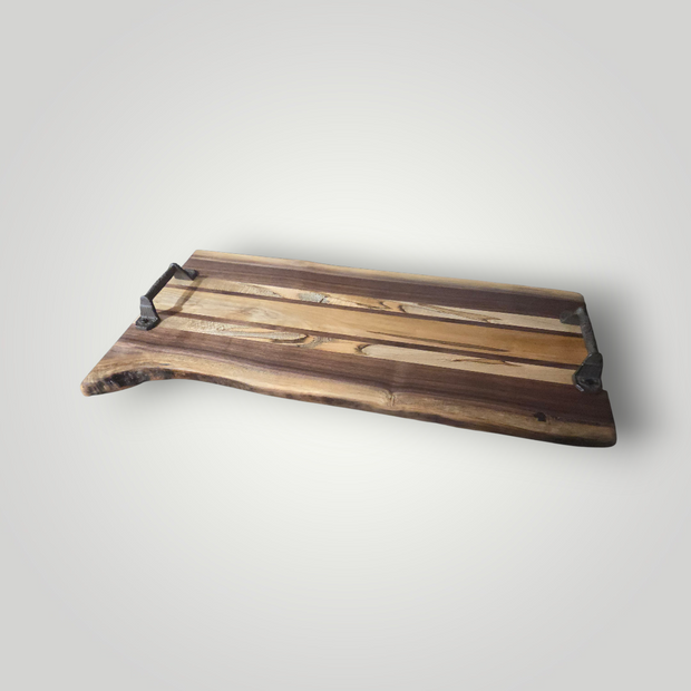 Live Edge Handled Charcuterie Board 1818