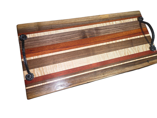 Live Edge Handled Charcuterie Board #2985