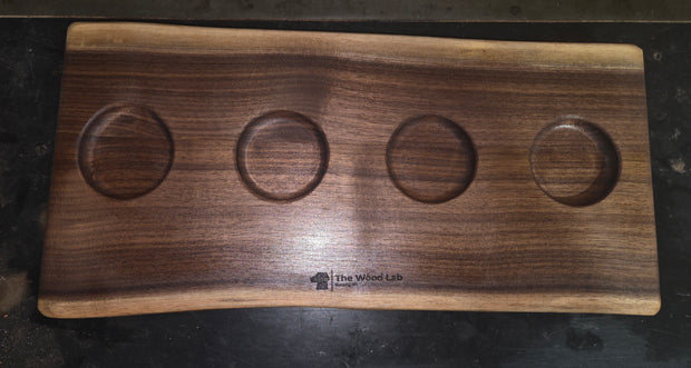 Live Edge Walnut Bowled Charcuterie Board 1837