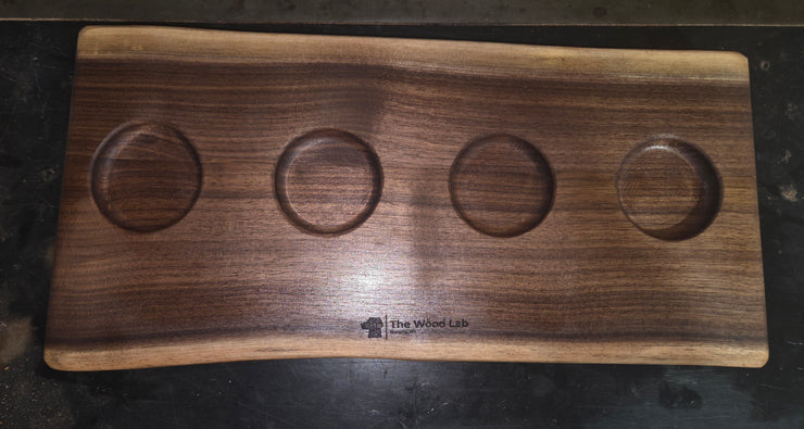 Live Edge Walnut Bowled Charcuterie Board 1837