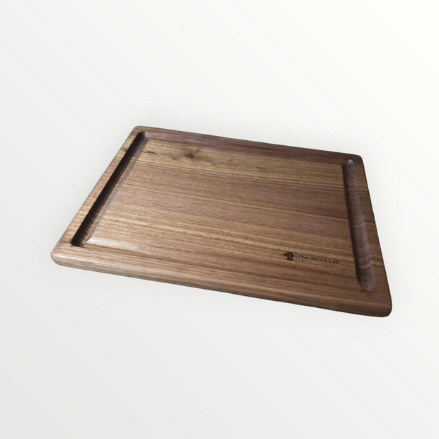 Medium Walnut Reversible Juice Groove Cutting Board 1713