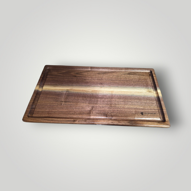 Bookmatched Walnut Juice Groove Cutting Board 1830X