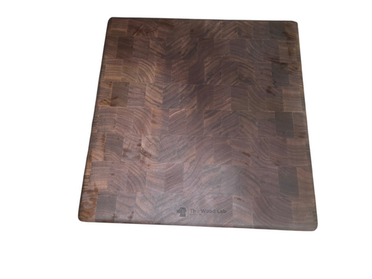 Square Walnut Endgrain Cutting Board #2491
