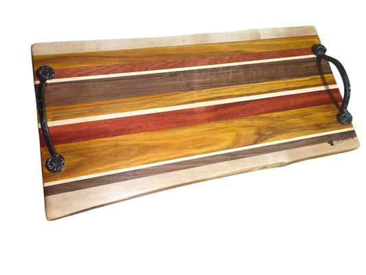 Live Edge Handled Charcuterie Board #2987