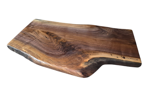 Large Walnut Live Edge Cutting Block 1444