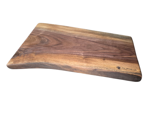 Medium Live Edge Solid Walnut Block 1522MI