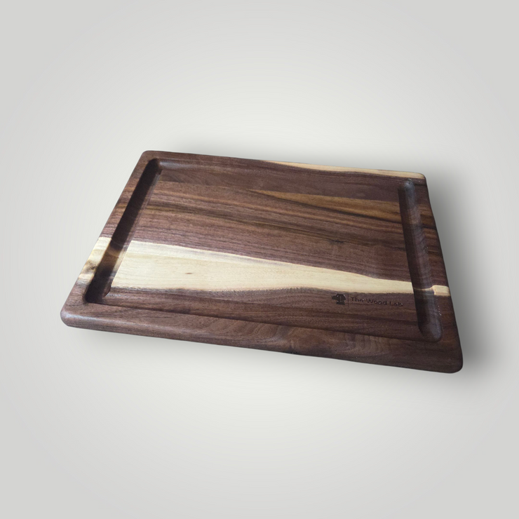 Small Walnut Juice Groove Cutting Board 1797