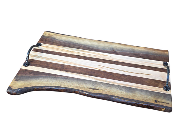 XL Live Edge Handled Charcuterie Board 1601X