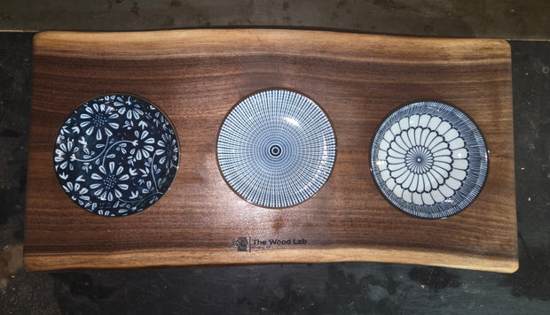 Live Edge Walnut Bowled Board 1836X