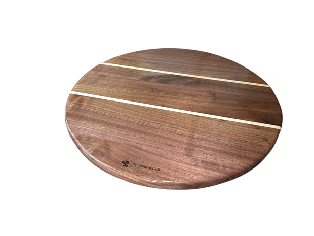 Walnut and Maple 🍁 Circular Charcuterie Board 1648