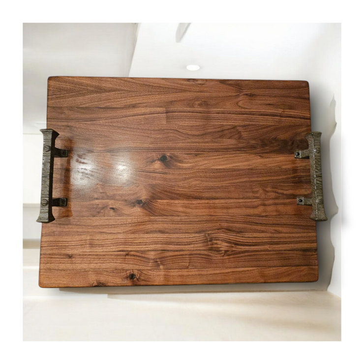 XL Walnut Stove Top Board 0992