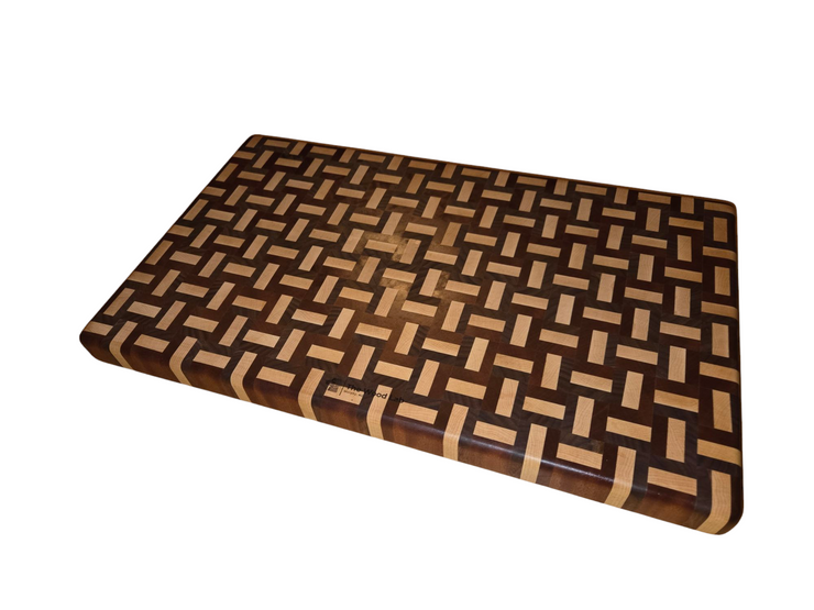 Basket Weave Endgrain Cutting Board 1288