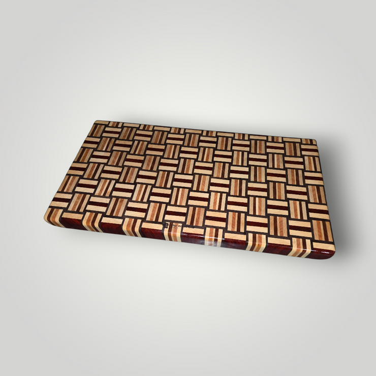 Patterned Basket Weave Endgrain Cutting Board 1839