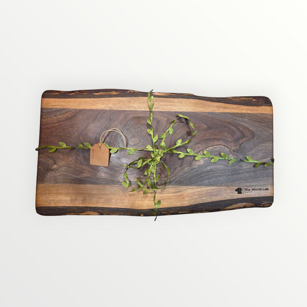 Live Edge Walnut Cutting Block 1724