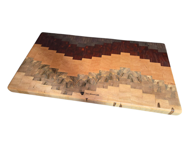 Gradient Wave Endgrain Cutting Board 1893
