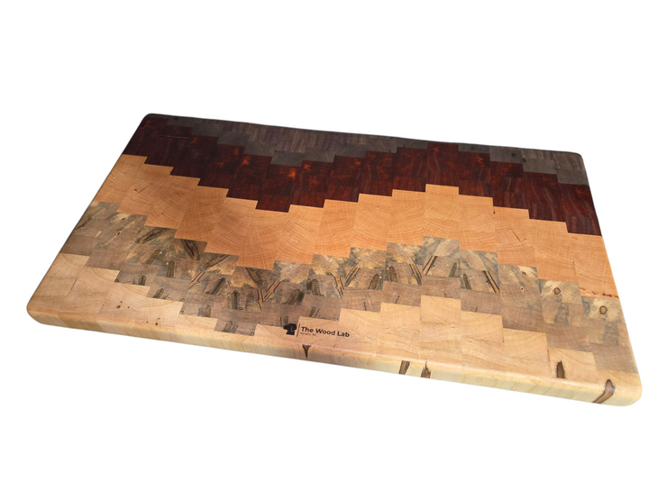 Gradient Wave Endgrain Cutting Board 1893