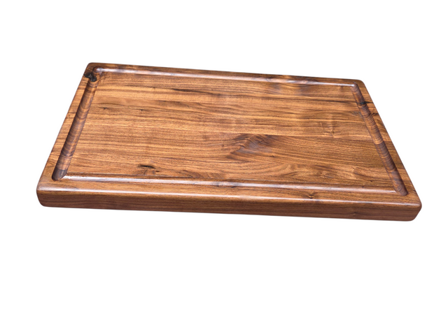 XL Walnut Juice Groove Chopping Block 1602X