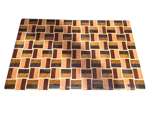 XL Basket Weave Endgrain Cutting Board #2858