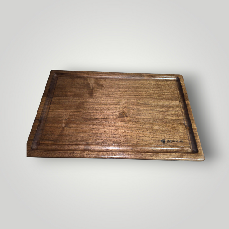 Medium Walnut Juice Groove Cutting Board 1833X