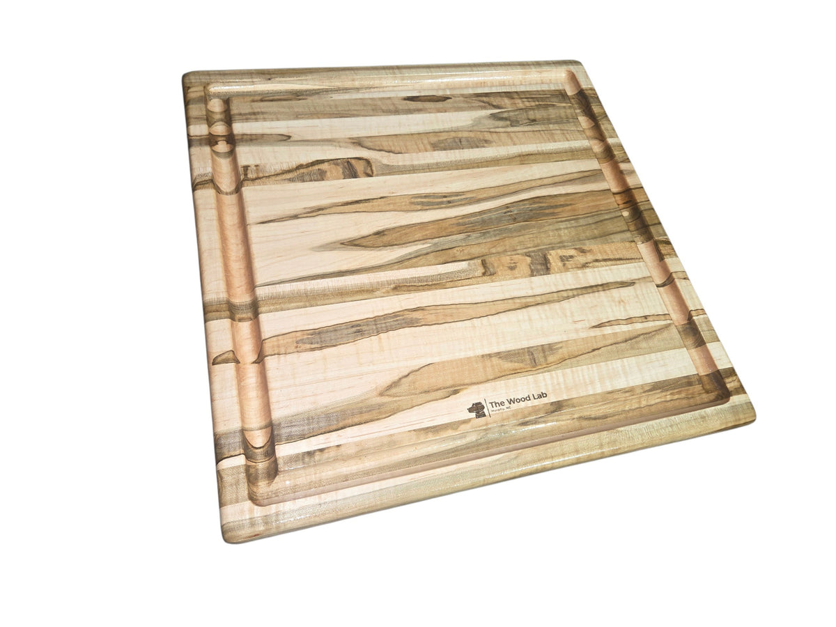 Square Maple 🍁 Juice Groove Cutting Board #2981