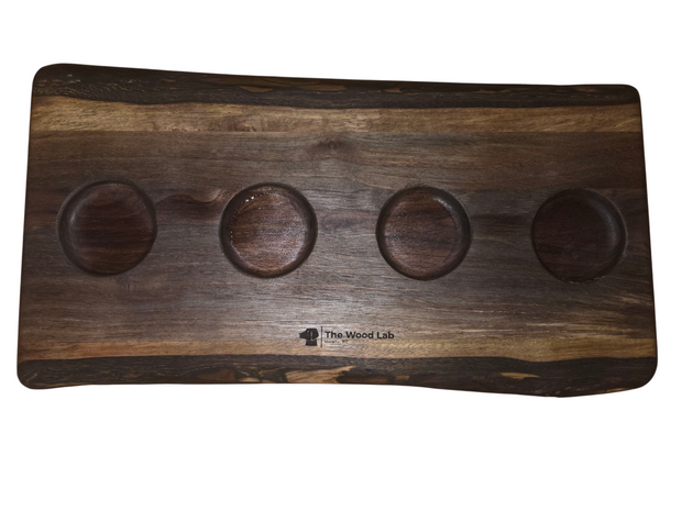 Live Edge Bowled Walnut Board 1679