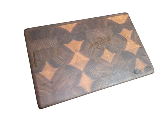 Small Walnut Endgrain Cutting Board #2975