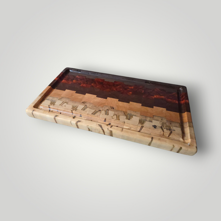 Gradient Juice Groove Endgrain Cutting Board 1791